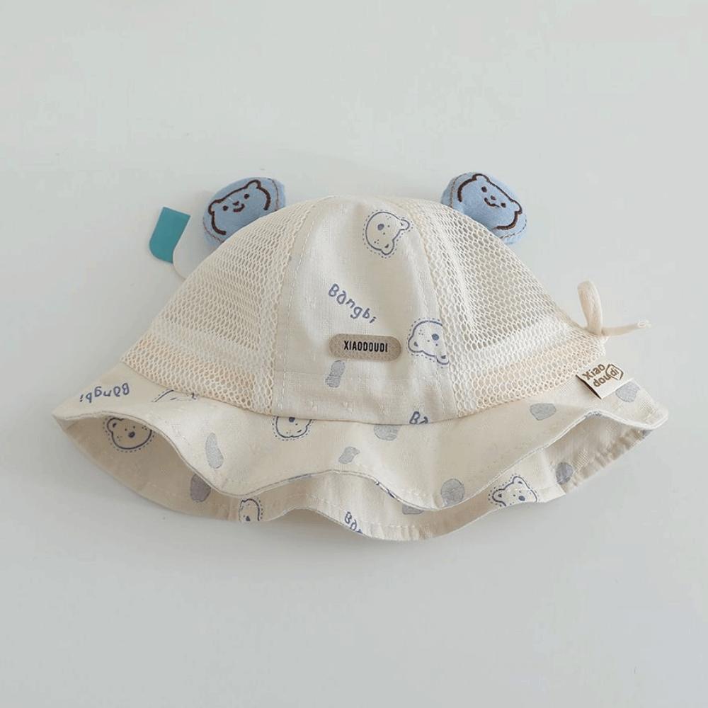 Mesh Infant Mesh Hat Bear Ear Toddler Bucket Hat Adorable Baby Sun Hat  Summer