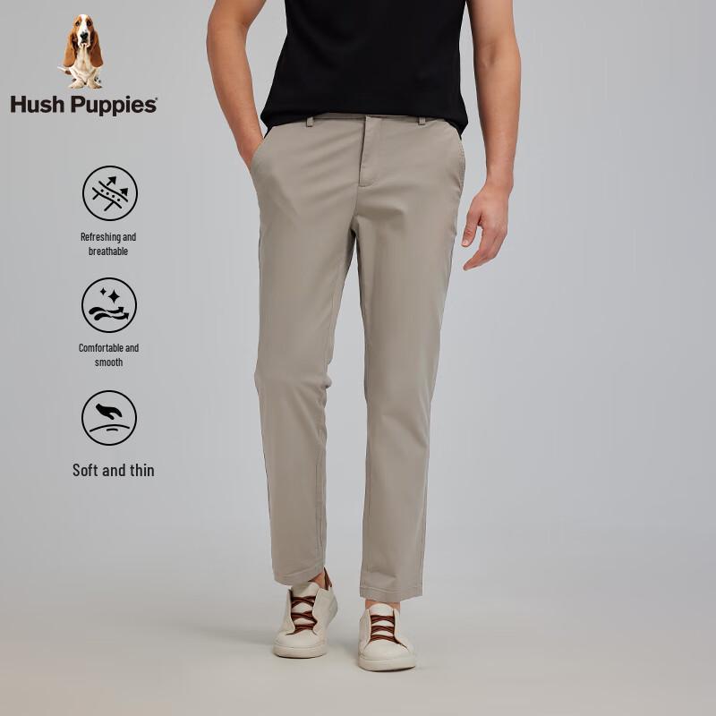 Hush Puppies Men's Business Casual Straight-Leg Pants