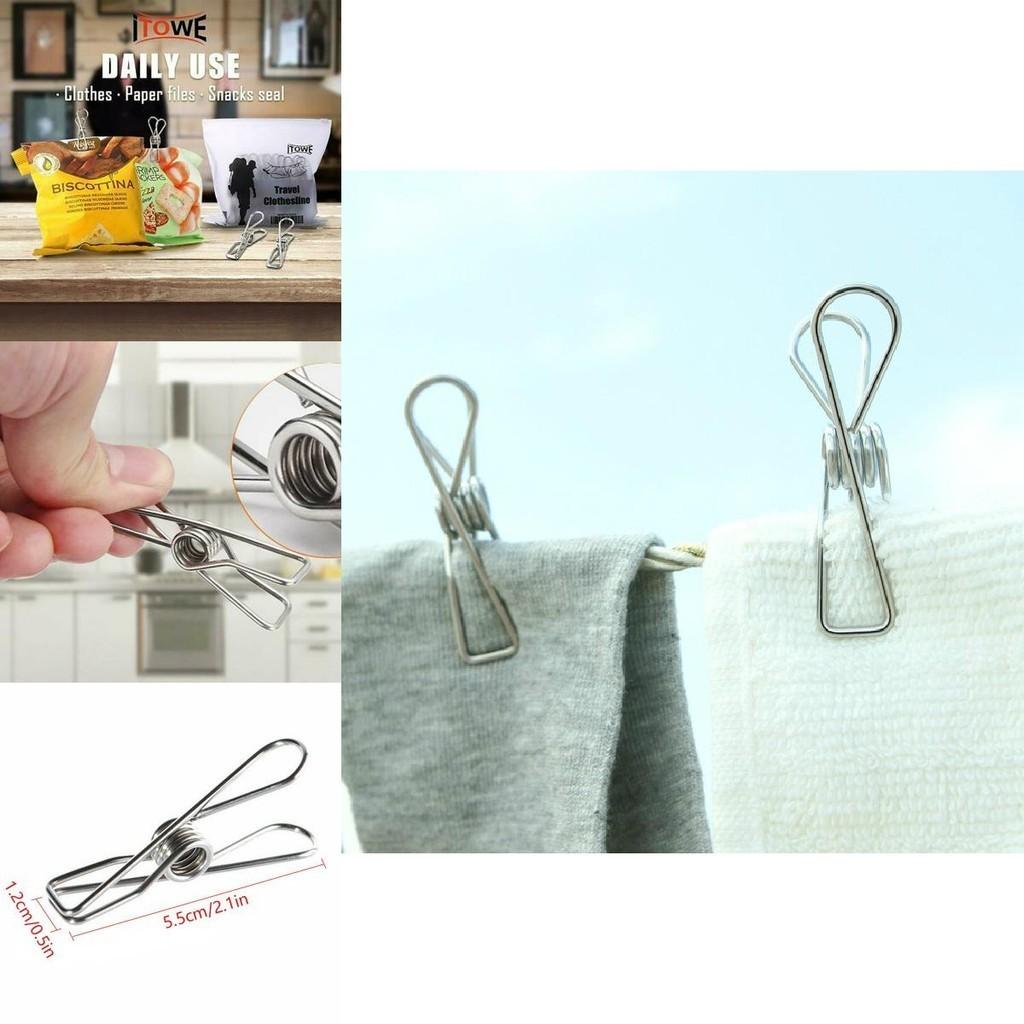 Premium Quality 20x Stainless Steel Clothes Pegs For Strong Grip And Effortless Hanging Of Delicate Items