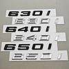 3D ABS Car Letters Logo 630i 640i 650i Badge Sticker Rear Trunk Emblem Decals For 6 Series 630i 640i 650i Car Tail Marking