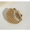 3Pcs/Set Fashion Europe America Golden Starfish Shell Duckbill Hair Clip For Women Elastic Girl Hair Accessories Headwear