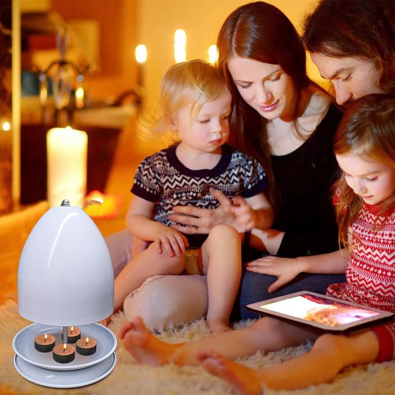 Teelichtofen Teelicht Kerzenheizung Doppelwandiger Metallradiator Kerzenheizung Handwärmer Für Büro Zuhause Arbeitszimmer Wohnzimmer