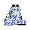 3-teiliges Cartoon-Charakter-Rucksack-Set für Kinder Enthält Rucksack, Brotdose und Federmäppchen, Langlebig und Stilvoll