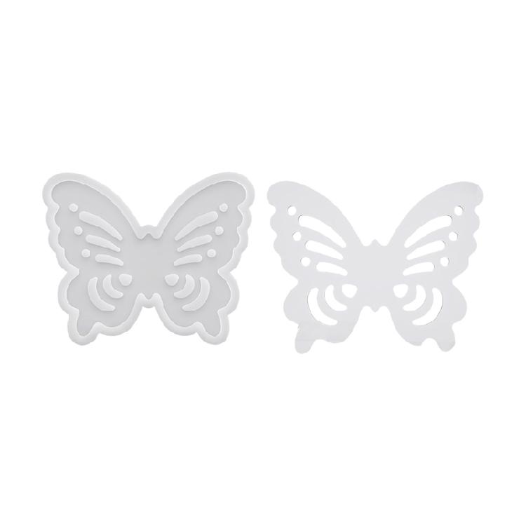 Hollow Butterfly Artisanal Silicone Mold Food Safe Material For Decorative Box Making And Creative Gift Crafting Projects