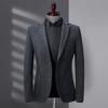 Men's Casual Suits Autumn and Winter Wool Stretch Men's Suits Slim Small Suits Men's Korean Style Single Suit