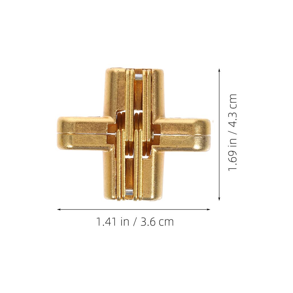 2Pcs Sturdy Zinc Alloy Hidden Door Hinges Smooth Silent Operation Thickened Load Bearing Hinges for Cabinet Wooden Box Bathroom