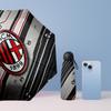 AC Milan Pattern Printed Mini 5 Folds 8 Ribs Compact Umbrella Windproof Waterproof Lightweight Portable Folding