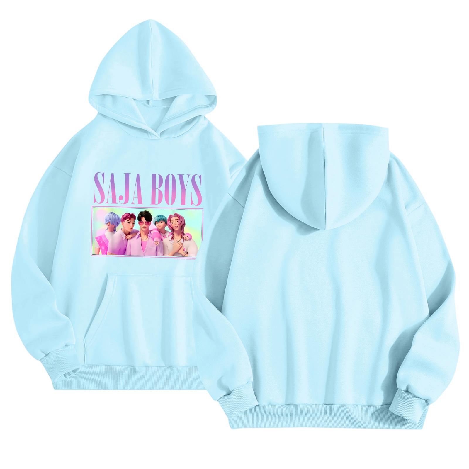 

Детский пуловер свободного кроя с длинными рукавами, модная толстовка с капюшоном 110