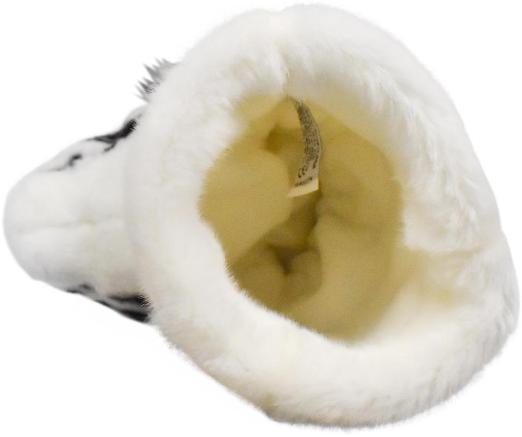 HANSA 8107 White Tiger Plush Driver Headcover (460cc Fits Drivers)