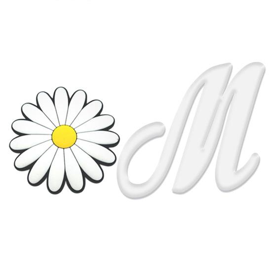 English Letter Hole Bag Charm Lightweight Reusable Beach Tote Handbag Hole White Alphabet Decoration DIY Hole Bag Accessories