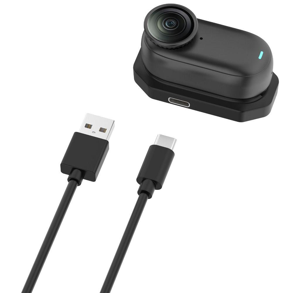 Magnetische Ladebasis Tragbares Langlebiges Ladekabel Typ-C Leichte Ladehalterung für Insta360 GO3/GO3S