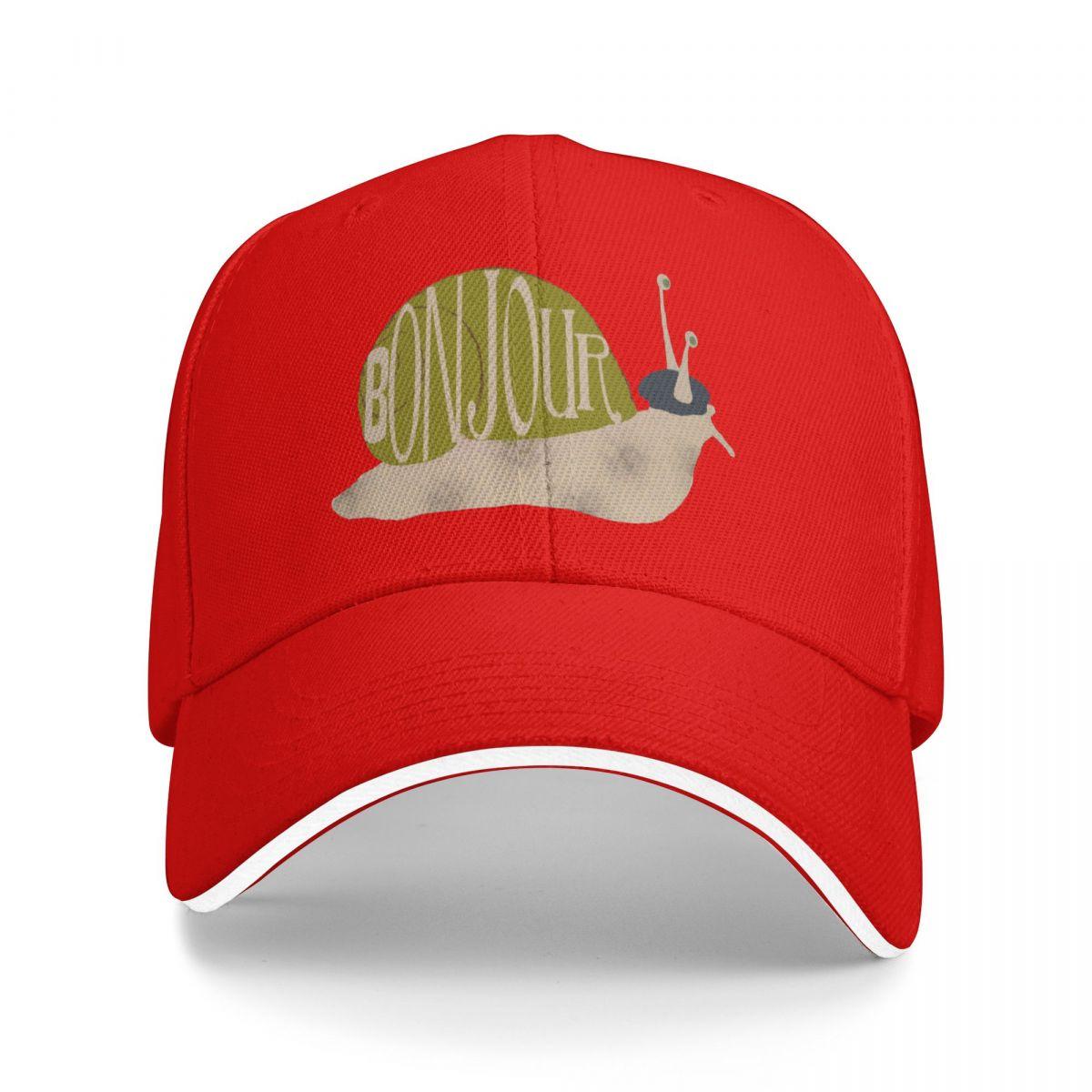 

Baseball Caps Snail Customized Unisex Sport Summer Hats One Size