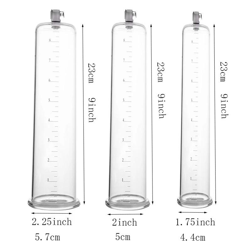 Top Quality Penis Vacuum Pump Manual Cock Enhancer Male Masturbator Penile Trainer Tool Adult Sex Toys Men Enlargement