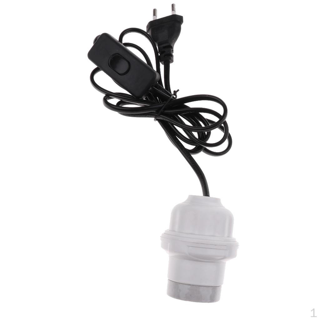 Cheap EUplug E27 Heat Basking Lamp Holder Reptile Infrared Heater Light