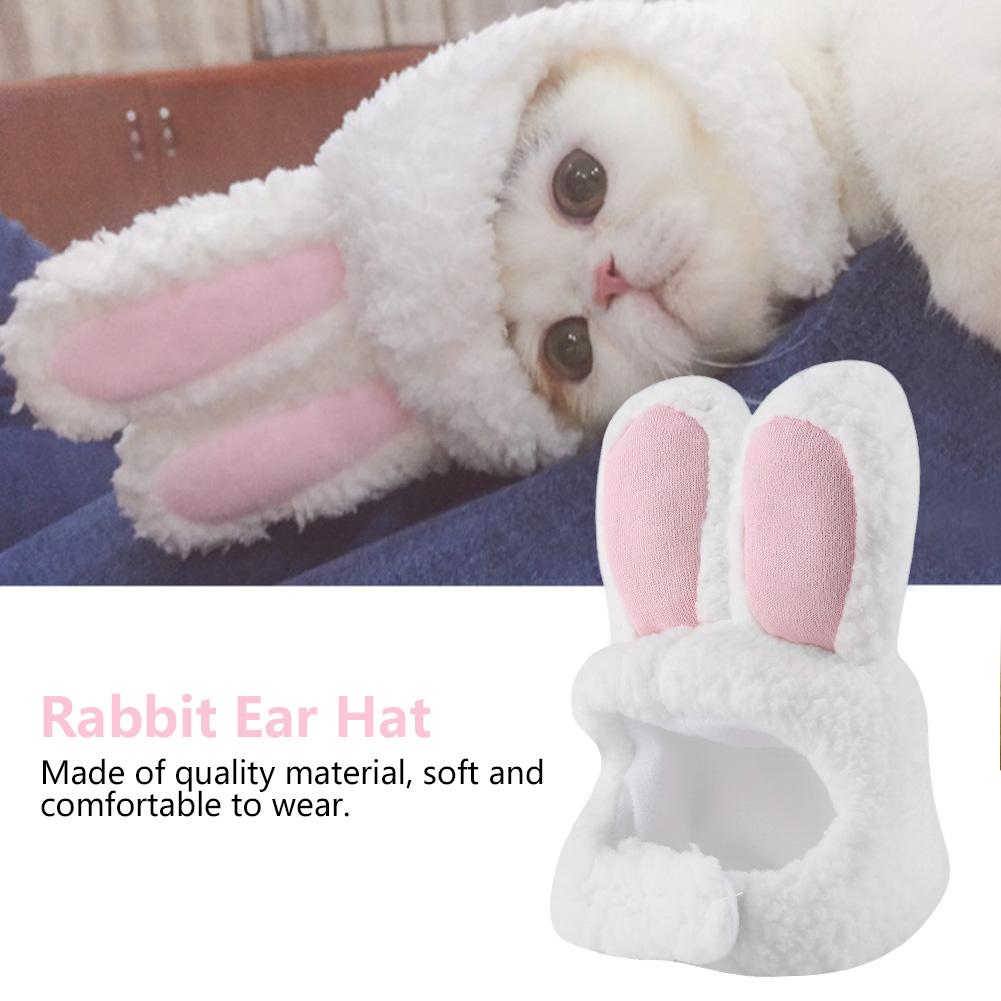 Professional Rabbit Ear Hat Cute Pet Costume Cosplay Cat Cap Accessaries