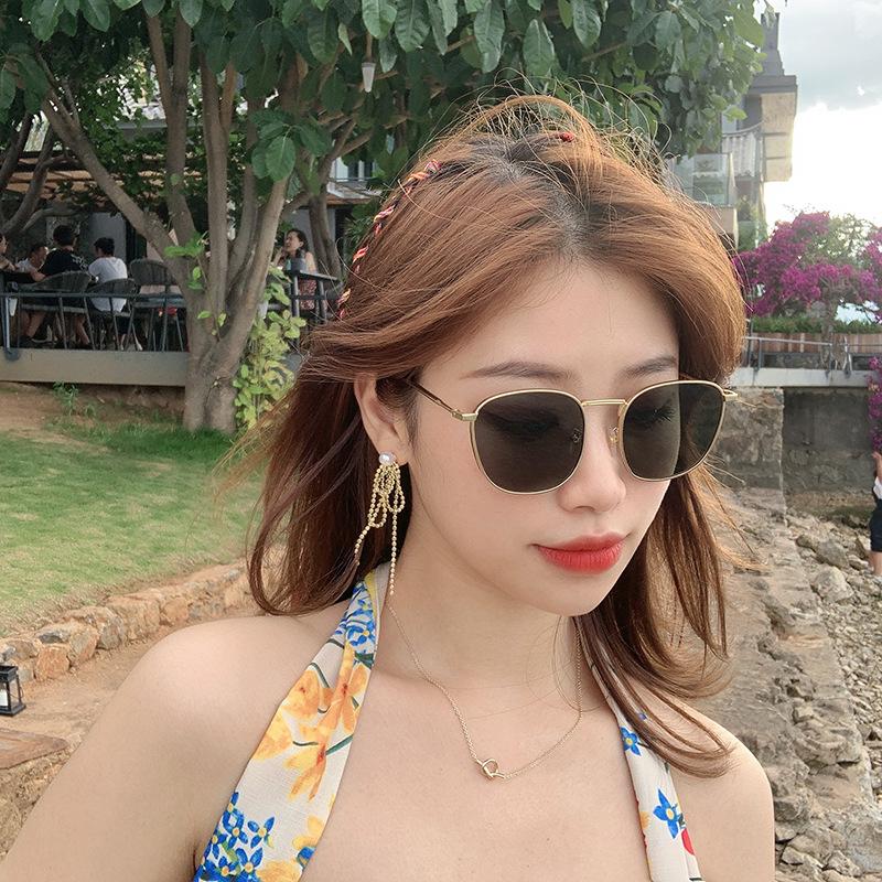 New Square Frame Sunglasses Men Women Trendy UV400 Sun Glasses Eyewear Outdoor Driving Sports Punk Goggle Shades for Male