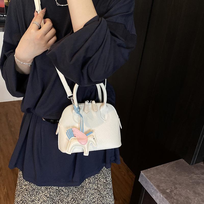 Bowling Bag Shell Bag High Sense 2025 Fashion Versatile Niche Messenger Handbag Shoulder Bag