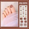 Semi Cured Gel Toenail Stickers Sparkles Toenail Polish Strips Stickers Toenail Strips DIY Pedicures Gel Nails Stickers