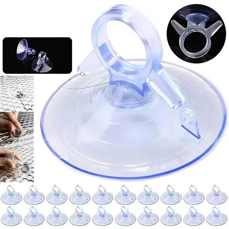 40 Pezzi Parasole per Parabrezza Auto Ventose Piccole Ventose in PVC Ganci Ventosa per Finestrino Auto 5 mm per Parasole Automobilistico