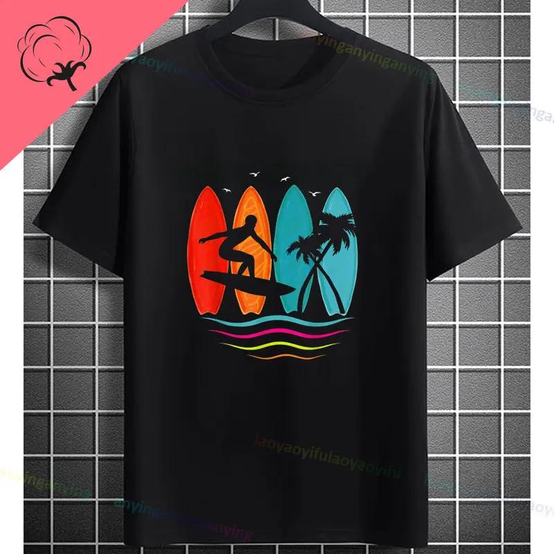 Unisexs South Beach Miami Retro Vibes Print Tshirt With Vintage 80s Design Casual Shortsleev Crewneck Pure Cotton Tshirt