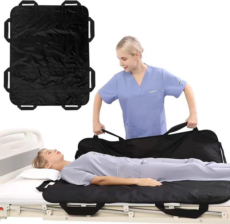 

Thickened Oxford Fabric Transfer Stretcher with Handles for Patient Moving & Turning Aid чорний