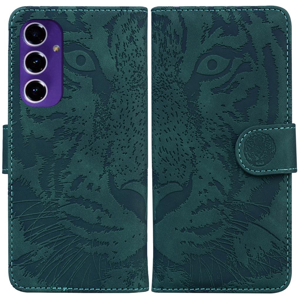 For Samsung Galaxy A16 5G/A16 4G Case Tiger Imprint Leather Wallet Phone Cover