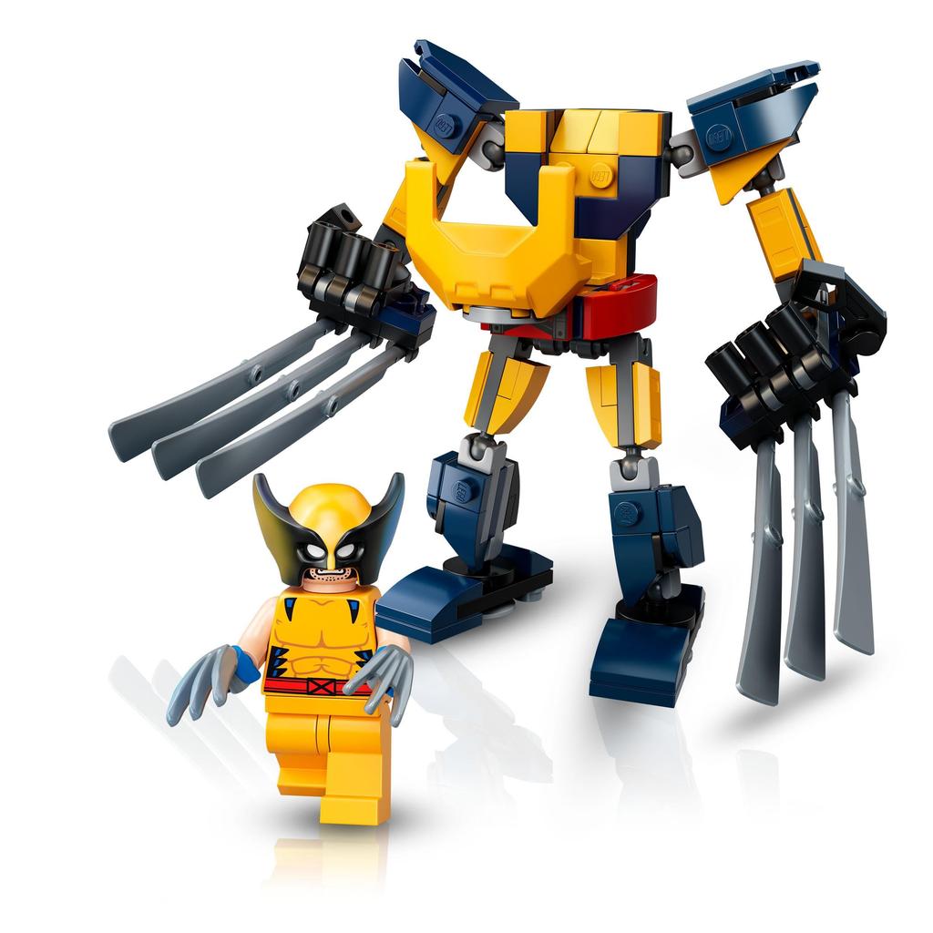 LEGO Super Heroes Wolverine Mech Suit 76202 Toy Blocks Gift Superhero American Comic Sentai Hero Boys Ages 7 and Up