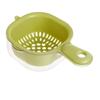 Kitchen Double-layer Basket, Fruit And Vegetable Bowl, Double-layer Design, Lock Design, Portable Storage Fruit Washing Multi-purpose Kitchen Cleaning