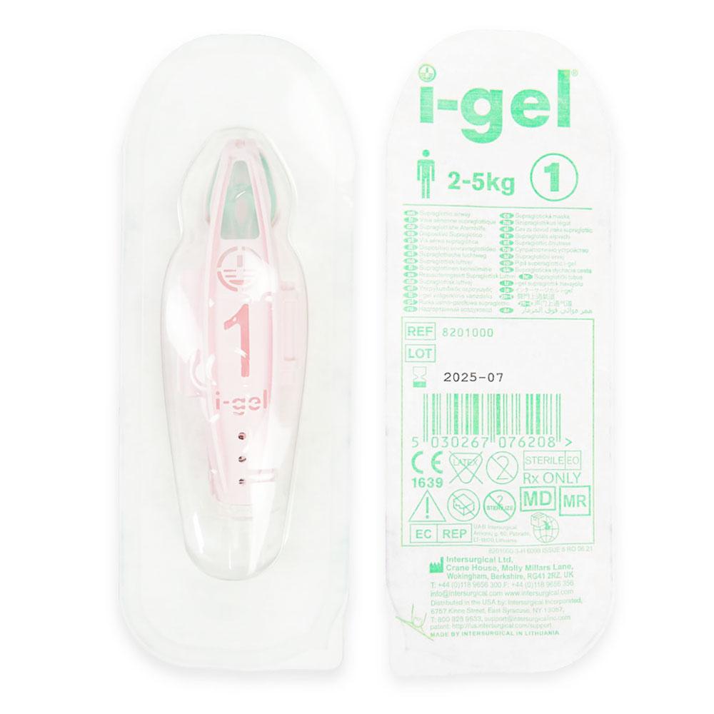 Laryngeal Mask I Gel Size 1 For Newborns Intubation Breathing Mask I-Gel 1 Piece