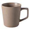 Simple Wind Vertical Pattern Ceramic Water Cup High Value Household High Value Mug Couple Pair Cup Office Use