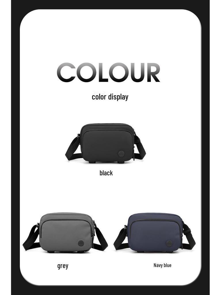 2024 Funktionelle Messenger Bag für Herren - Trendy, einfarbig, leicht, lässige Umhängetasche für den Weg zur Arbeit