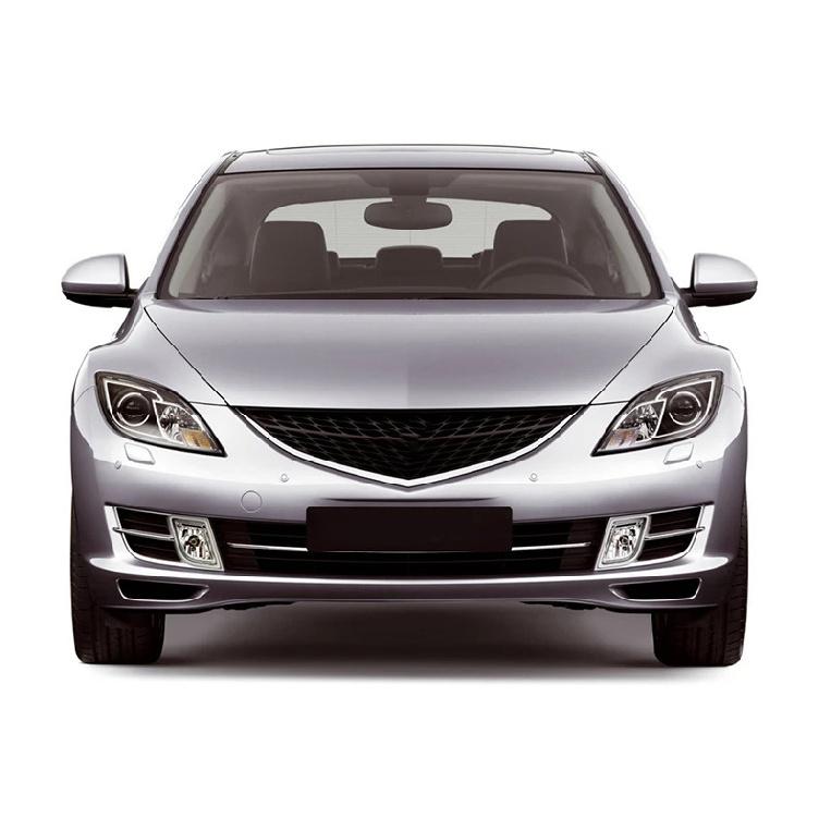 Front Bumper Fog Light No Bulb Lamp Cover With Chrome Grille Grill Frame For mazda 6 atenza 2008-2012 GV7D-51-680 GV7D-51-690