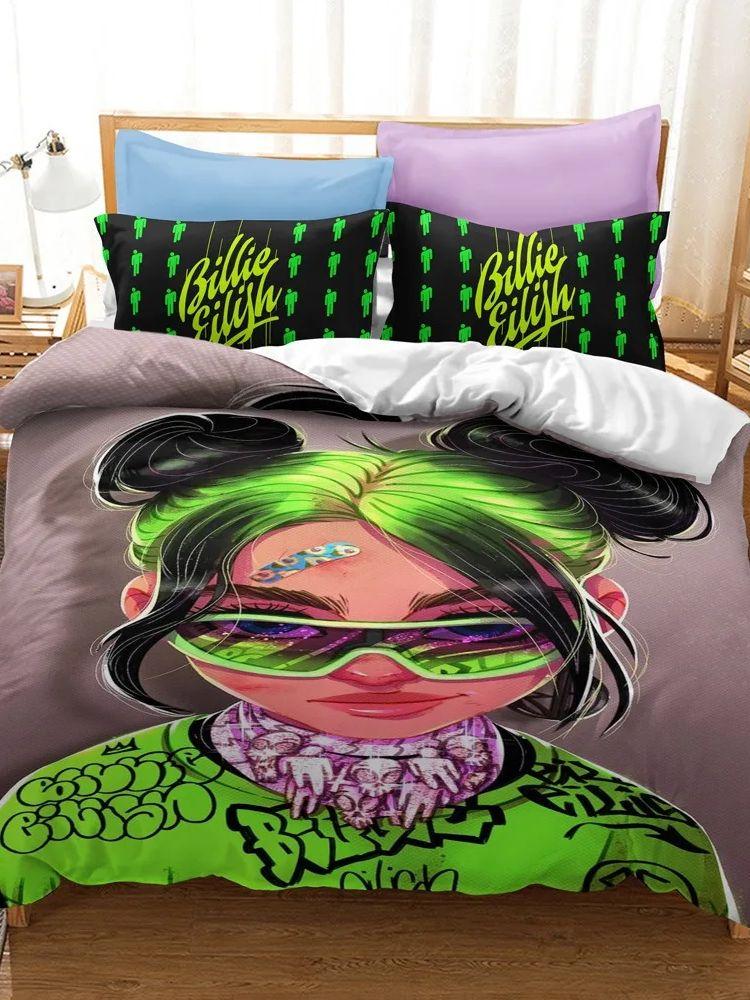 Teens Billie Duvet Cover Set Bedding Set Comforter Cover Machine Washable for Bedroom Decor Children Teens Birthday Gifts