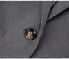 2024 Women's Gray Professional Suit Set - Spring/Autumn High-End Jacket for Workplace, Commute, or Interview