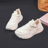 Scarpe da papà da donna estate nuovo studente fondo spesso sneaker resistente mesh traspirante tutto abbinabile rialzo scarpe casual