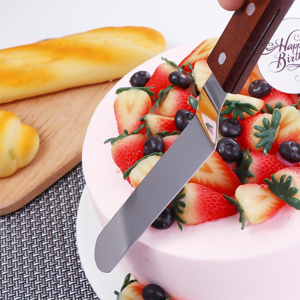 Home DIY Cake Tool Bakeware for Mixing Frosting Spatulas Cake Scraper Butter Cutter Icing Spatula