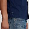 Polo Ralph Lauren Solid Color Pony Embroidered Loose Short Sleeve Shirt Men Shirts Dark-Blue MNPOWOV1N820436-410