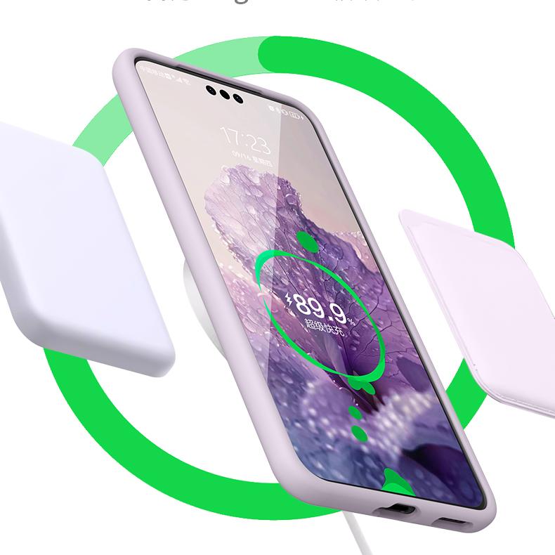 Liquid Silicone For Magsafe Case for Xiaomi Mi 15 13 14 12 Pro Ultra Redmi K50 K60 K70 K80 Matte Soft Magnetic Skin Cover