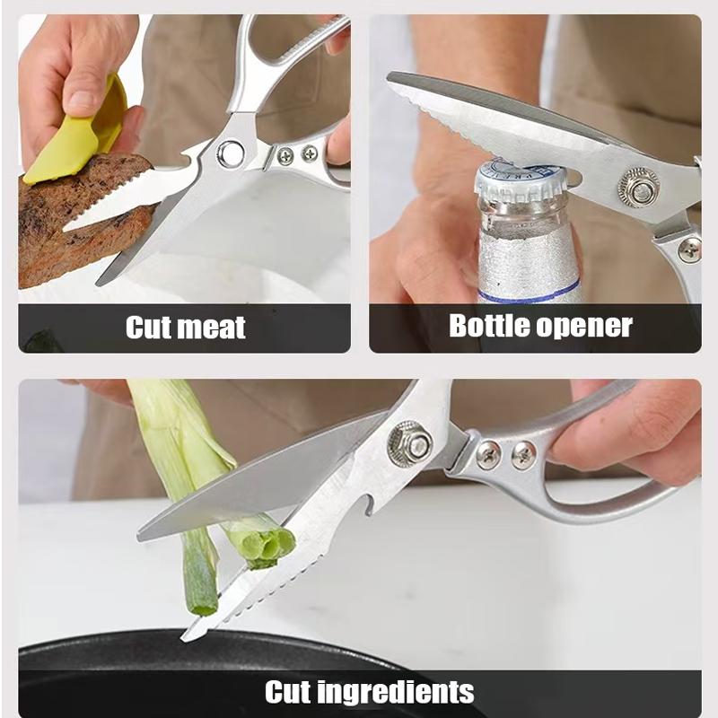 SK5 Steel Multi Functional Kitchen Scissors for Fish Killing Powerful Chicken Bone Scissors and Barbecue Food Scissors