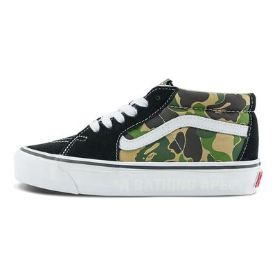 BAPE x Sk8-Mid 83 ABC Camo Sneakers Unisex Multicolore Verde VN000MZGCX3