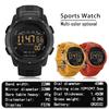 Men's Dual Time Digital Sports Watch with Pedometer