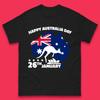 Happy Australia Day 26th January Mens T-Shirt Womens Tops Tees