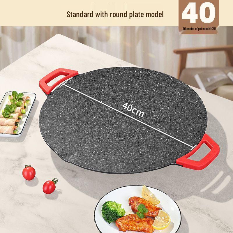 ZISIZ Electric Korean Multi-functional BBQ Grill Pan