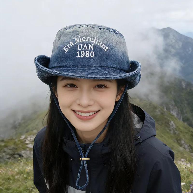 

Mountaineering hat children old outdoor sunshade bucket hat spring and summer travel sunscreen hat men M（56-58cm）