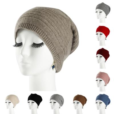 Women's Wool Hat, Versatile Knitted Hat, Warm And Lazy Stacking Hat