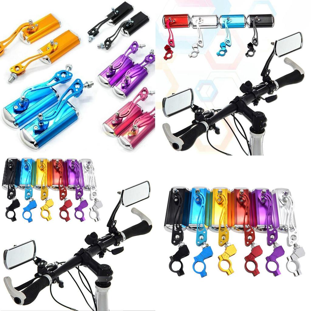 Specchietto da Bicicletta in Alluminio, Elegante e Resistente, per una Migliore Visione Posteriore sulle Mountain Bike