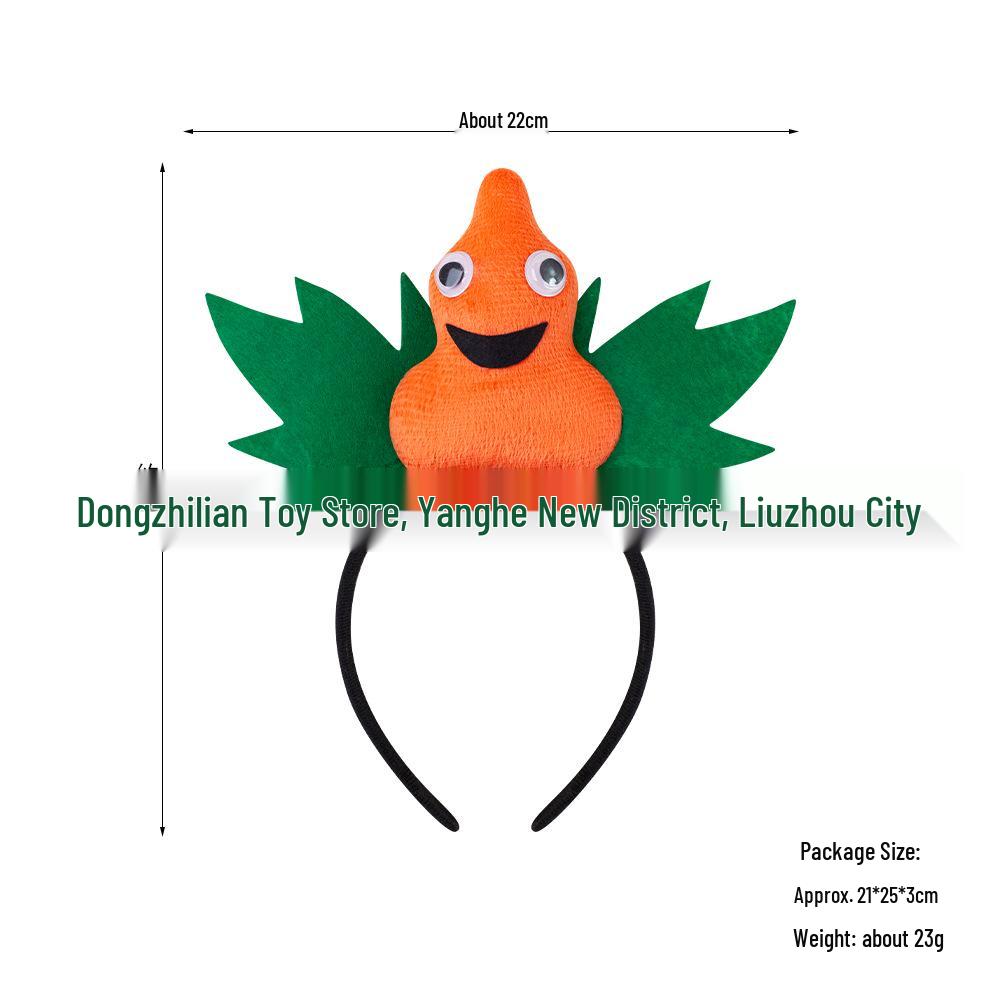 Halloween Personalized Huluwa Headband - Sexy Party Accessory, Festival Hair Clip