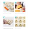 Muffin Molds, Reusable Silicone Baking Molds, 12 Non-stick Cupcake Molds