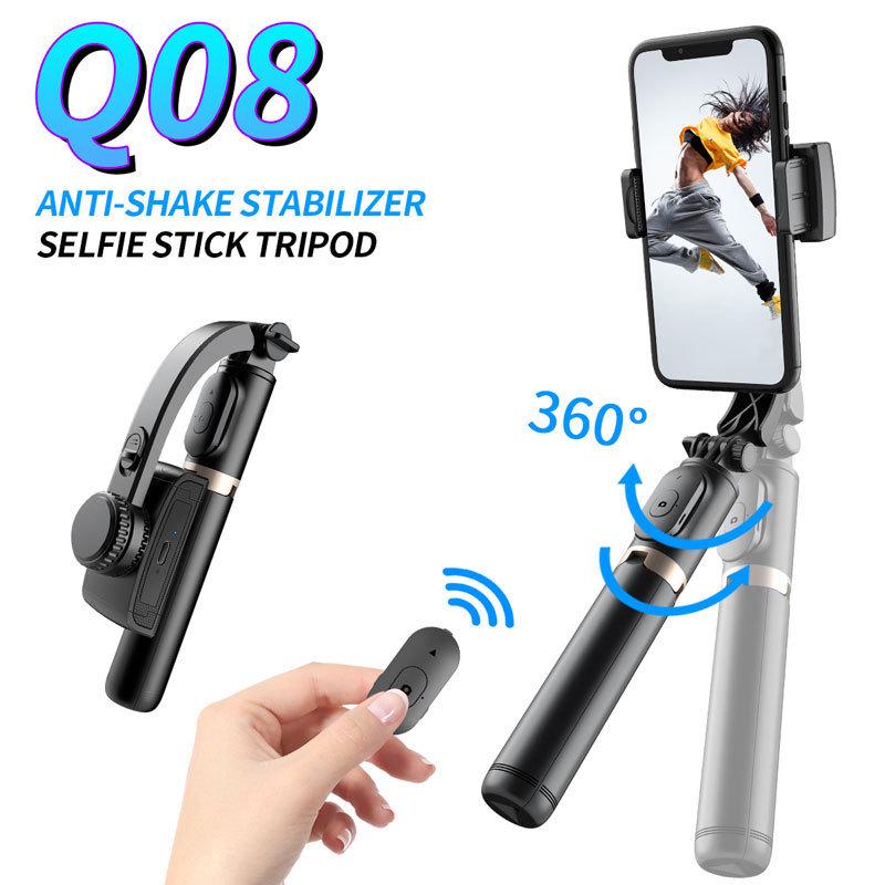 Single-Axis Handheld Mobile Stabilizer & Selfie Stick with Remote Control
