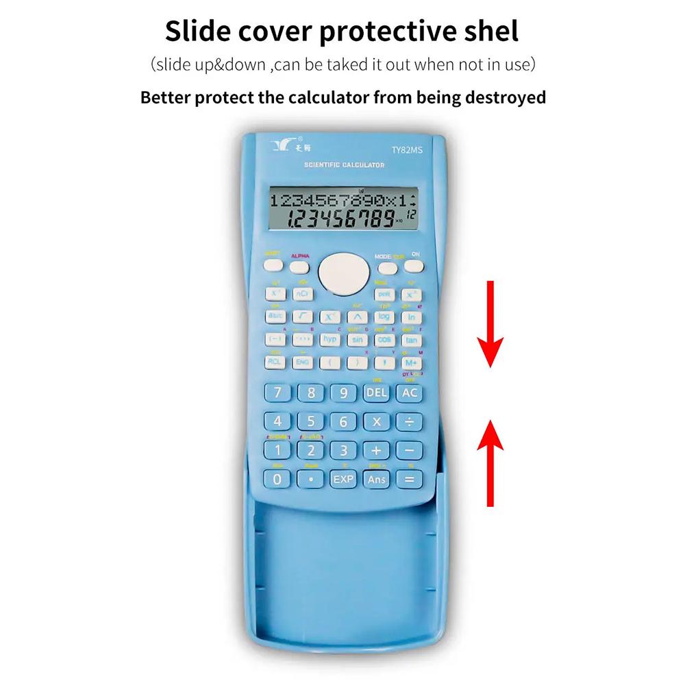 Scientific Calculators Math Calculator with 240 MultiFunctional Calculator 2 Lines LCD Display